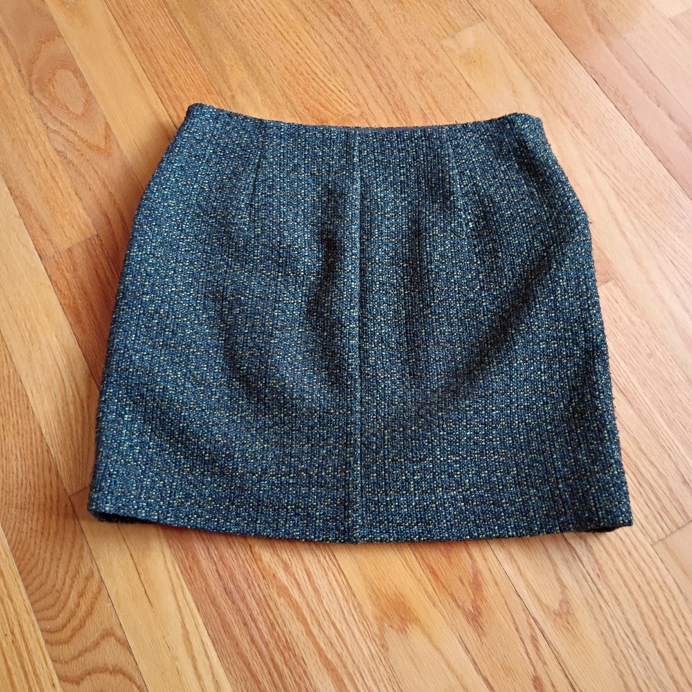 Vintage Outback Red Skirt Women Size 0 Green Mini Lined Pockets - Picture 10 of 15